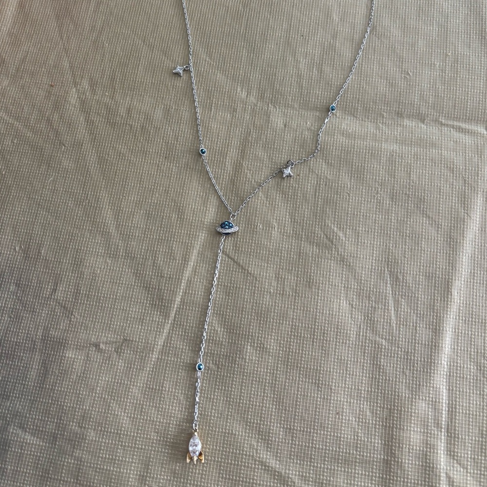Swarovski Spacey Necklace with Crystal Accents